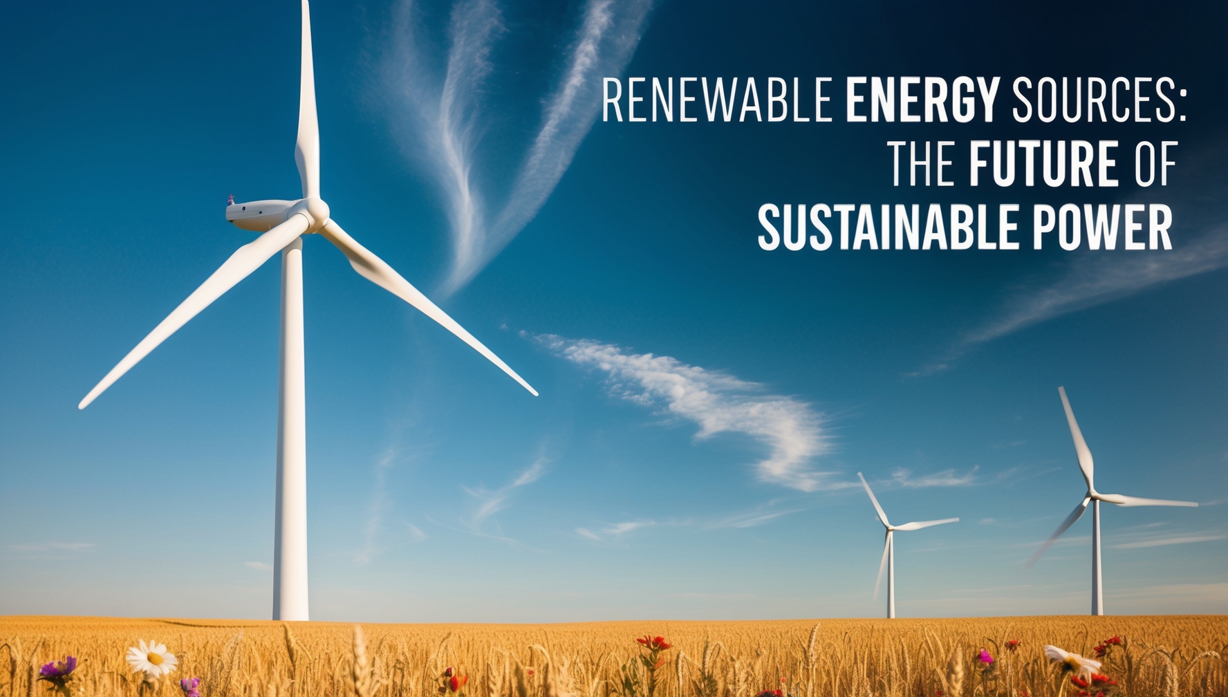 Renewable Energy Sources - The Future of Sustainable Power